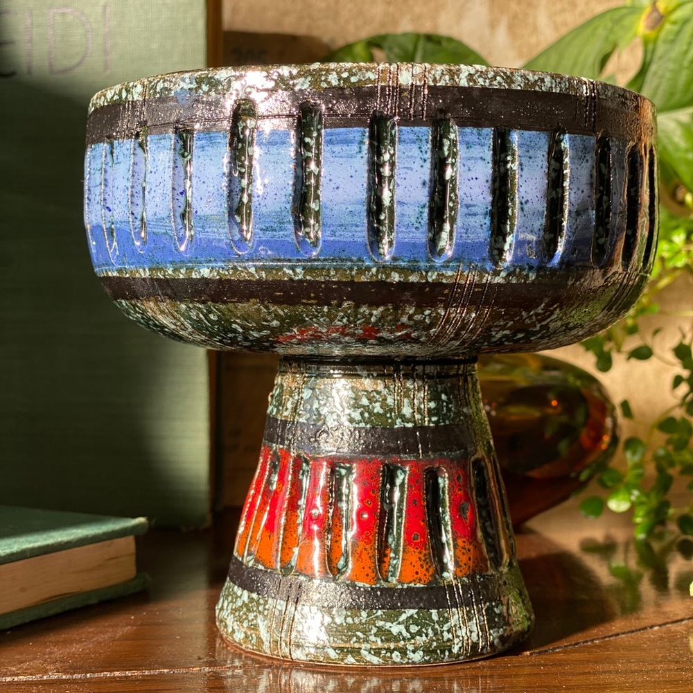 Gorgeous Bitossi lava glass pottery